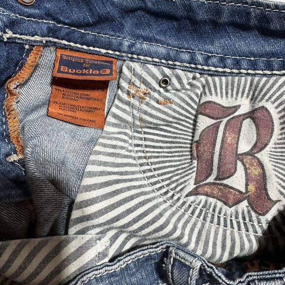 Rock Revival Denim Noelle Capri Ankle Jeans Womens Size 29 29x28 Low Rise - Picture 7 of 14